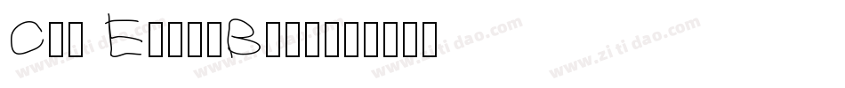 Cam ExtraBold字体转换